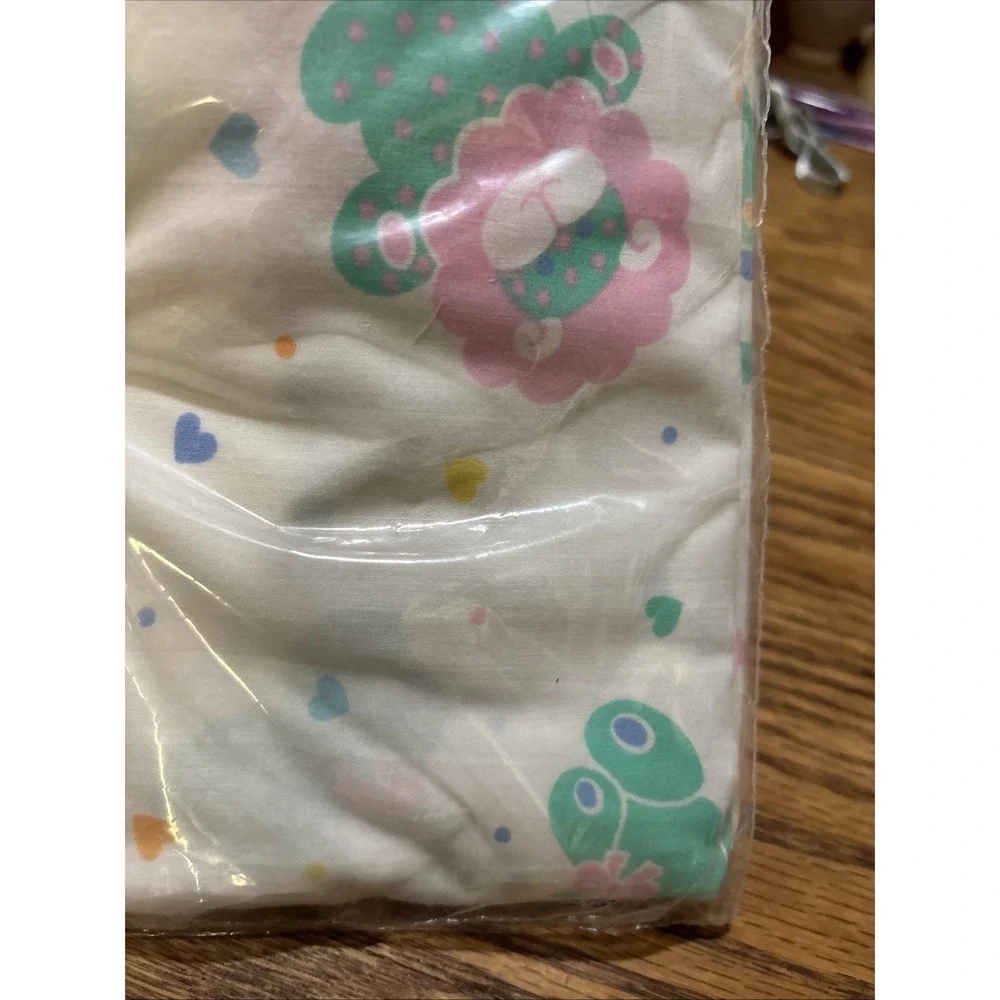 NEW VINTAGE RIEGEL STRETCH END CRIB‎ SHEET TODDLER BED COLORFUL ZOO ANIMALS USA